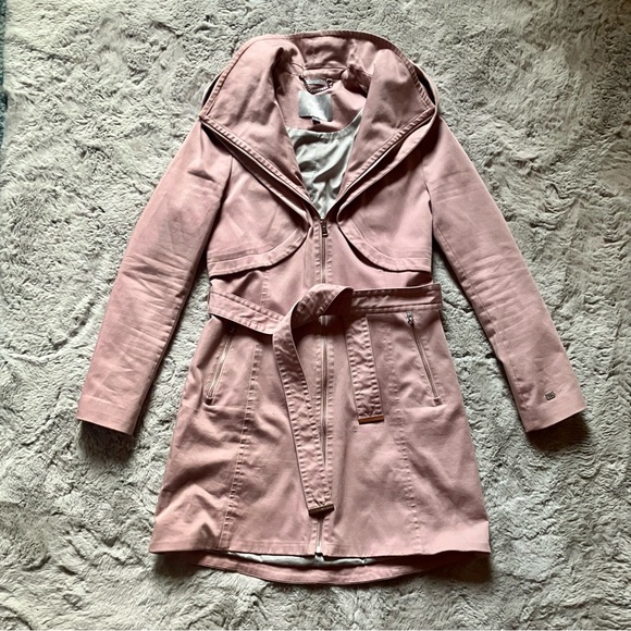 Soia & Kyo Arabella jacket in dusty rose pink with hood. Mint condition! - Picture 5 of 15
